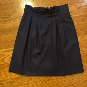 J. Crew Navy Sash Skirt Size 4 with pockets